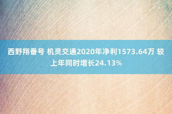 西野翔番号 机灵交通2020年净利1573.64万 较上年同时增长24.13%