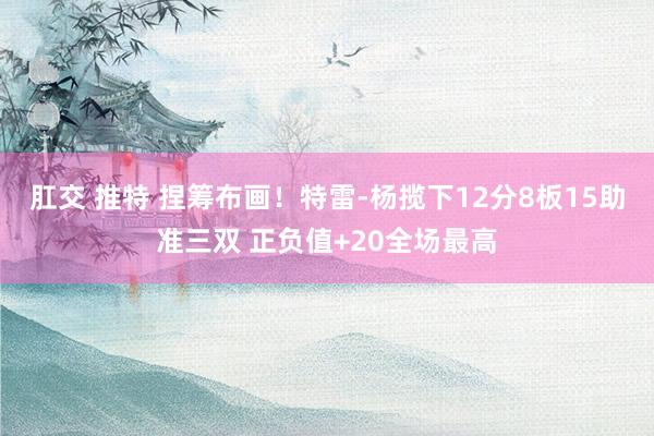 肛交 推特 捏筹布画！特雷-杨揽下12分8板15助准三双 正负值+20全场最高
