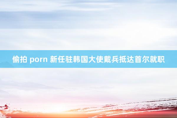 偷拍 porn 新任驻韩国大使戴兵抵达首尔就职