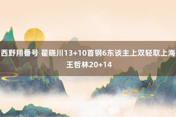 西野翔番号 翟晓川13+10首钢6东谈主上双轻取上海 王哲林20+14