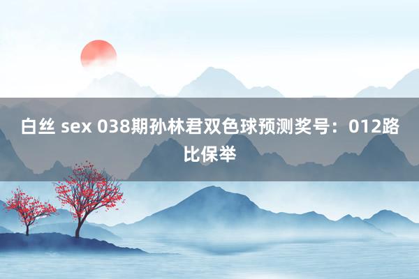 白丝 sex 038期孙林君双色球预测奖号：012路比保举