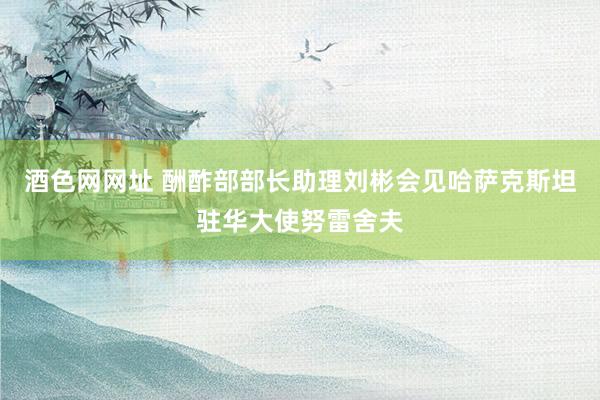 酒色网网址 酬酢部部长助理刘彬会见哈萨克斯坦驻华大使努雷舍夫
