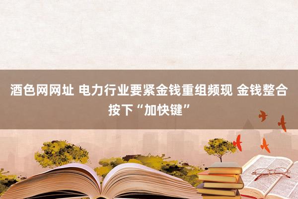 酒色网网址 电力行业要紧金钱重组频现 金钱整合按下“加快键”