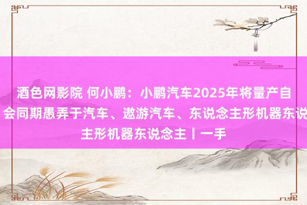 酒色网影院 何小鹏：小鹏汽车2025年将量产自研图灵芯片 会同期愚弄于汽车、遨游汽车、东说念主形机器东说念主丨一手